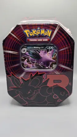Pokemon Tin 124 Team Rockets Nidoking Ewige Rivalen - Image 1