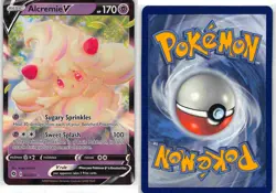 Alcremie V 022/073 Holo Rare V Champion's Path Pokemon NM - Image 3