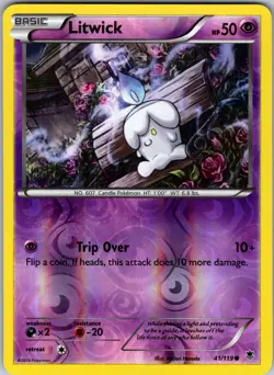 Litwick 41/119 XY - Phantom Forces Pokemon TCG LP-NM - Image 1