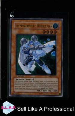 ELEMENTARHELD BUBBLEMAN YU-GI-OH! CRV-DE014 1996 GERMAN - Image 1