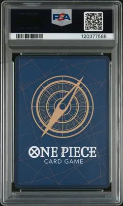 2025 ONE PIECE OP10-ROYAL BLOOD MANGA ARTE ALTERNATIVA #119 LEGGE TRAFALGAR PSA - Image 2