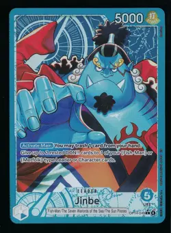 One Piece TCG OP14-040 Jinbe Leader Alt Art English - Image 1