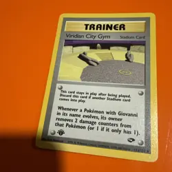 Viridian City Gym 1st Edition 123/132 Gym Challenge - Pokemon Card - NM - Image 1