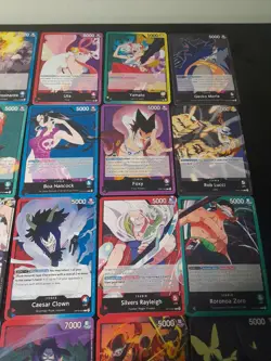 30 One Piece TCG Leader cards - Monkey D Luffy, Roronoa Zoro, Imu, Boa & more - Image 3