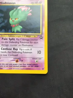 Pokemon Cards: Wizards Black Star Promo: Misdreavus 39 - Image 4