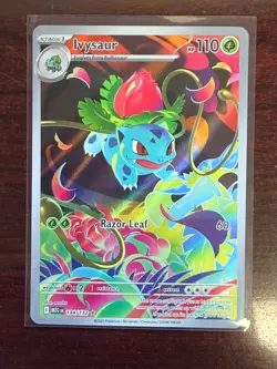 Pokemon TCG Ivysaur 134/132 2025 Mega Evolution Illustration Rare Card - LP - Image 1