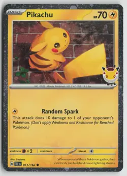 Pikachu (Pokemon Day 2026) Common Miscellaneous Cards & Products 051/162 - Image 1