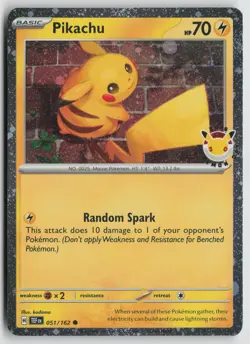 Pikachu (Pokemon Day 2026) Common Miscellaneous Cards & Products 051/162 - Image 1