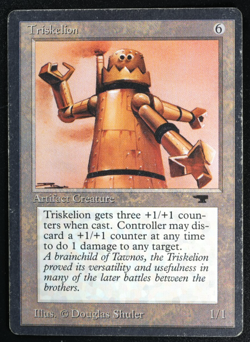 Triskelion Antiquities Magic Card MTG - Image 1