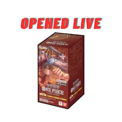 [OPENED LIVE] One Piece Card "Paramount War" OPK02 Booster Box [Korean] - Image 1