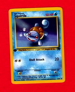 Pokemon Squirtle 68/82 First Edition Team Rocket Common Single Card - Image 1