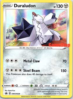 Duraludon - (Gamestop Exclusive) SWSH028 Miscellaneous Cards & Products Holo LP - Image 1