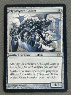Magic The Gathering Fifth Dawn Mycosynth Golem NM - Image 2