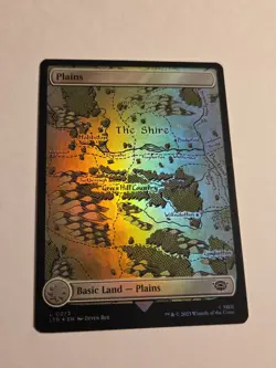 Plains FOIL X1 273 Full Art - The Lord of the Rings LTR MTG - Image 1