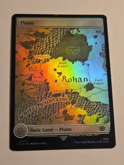 Plains FOIL X1 272 Full Art - The Lord of the Rings LTR MTG - Image 1