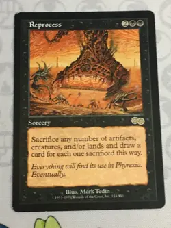 D1215 MAGIC GATHERING URZA'S SAGA REPROCESS #154 HP R MTG - Image 1