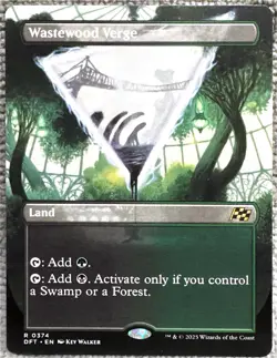 Wastewood Verge (Borderless) Aetherdrift Regular 374 DFT Magic New - Image 1