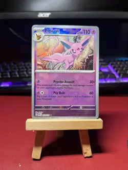 Espeon (Poke Ball) - 033/131 - Pokemon Prismatic Evolutions Rare NM - Image 1