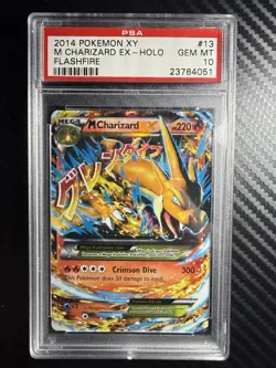 PSA 10 M Mega Charizard EX #13 Pokemon 2014 XY Flashfire Gem Mint - Image 1