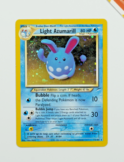 Pokemon Light Azumarill 13/105 Neo Destiny Inglese Holo - Image 1