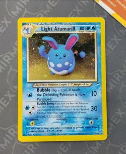 Pokemon Light Azumarill 13/105 Neo Destiny Inglese Holo - Image 2
