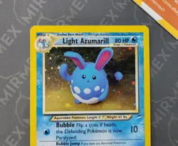 Pokemon Light Azumarill 13/105 Neo Destiny Inglese Holo - Image 3