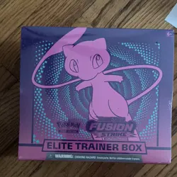 Pokemon Sword & Shield Fusion Strike Elite Trainer Box Mew 2021 English - Image 1