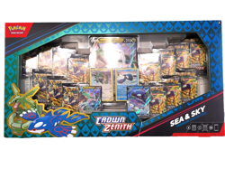 Pokemon Crown Zenith Sea and Sky Premium Collection Sealed-Box Has Small Tear - Image 1