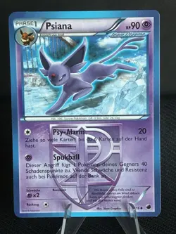 Pokemon Karte Psiana 48/116 Deutsch 2013 Plasma Frost Non Holo Evelution Espeon - Image 1