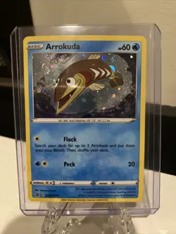 Pokemon TCG Battle Styles Black Star Promo Holo Arrokuda SWSH093 Rare NM/M - Image 1