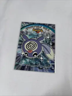 2000 Topps Pokemon TV Animation Series Black Logo #60 Poliwag - Image 3