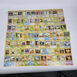 Vintage Base Set 2 Pokemon Non Holo Lot - 88 Of 130 No Duplicates WOTC NM/LP - Image 1