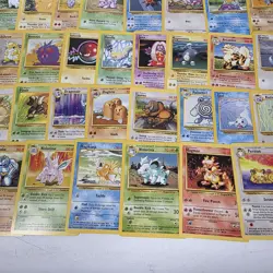 Vintage Base Set 2 Pokemon Non Holo Lot - 88 Of 130 No Duplicates WOTC NM/LP - Image 3