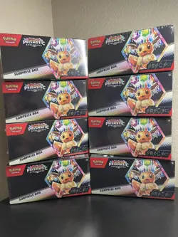 Pokemon TCG Prismatic Evolutions Surprise Box lot of 8 - Image 1