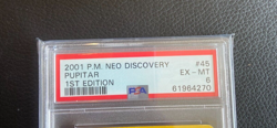 Pupitar 45/75 Neo Discovery 1st Edition - Pokemon PSA - EX-MT 6 - 61964270 - Image 2