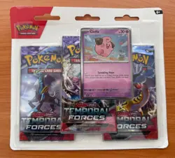 Pokemon - Scarlet and Violet - Temporal Forces - 3 Pack Blister Factory Sealed - Image 1