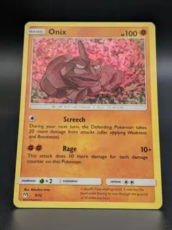 TCG Pokemon Onix 9/12 Holo McDonalds Promo 2019: LP Lightly Played Ungraded - Image 3