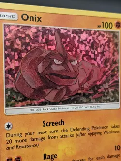 TCG Pokemon Onix 9/12 Holo McDonalds Promo 2019: LP Lightly Played Ungraded - Image 4