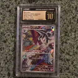 Pokemon Baxcalibur Art Rare Holo Snow Hazard 077/071 CGC Pristine 10 Japanese - Image 1