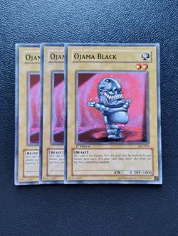 Yu-Gi-Oh - Ojama Black 3X - Full Playset - Image 1