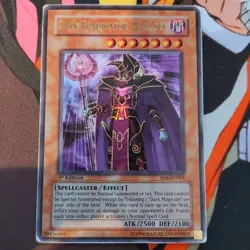Yugioh! Dark Eradicator Warlock SD6-EN001 Ultra Rare 1st Edition HP - Image 1