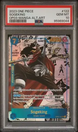 SOGEKING MANGA INGLESE PSA 10 - 2023 PEZZO UNICO OP03 PILASTRI DI FORZ ONE PIECE - Image 1