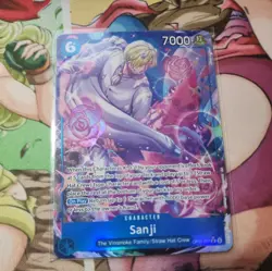 Sanji OP11-051 SR Alt Art A Fist of Divine Speed ONE PIECE Card NM English - Image 1