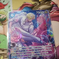 Sanji OP11-051 SR Alt Art A Fist of Divine Speed ONE PIECE Card NM English - Image 2