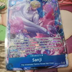 Sanji OP11-051 SR Alt Art A Fist of Divine Speed ONE PIECE Card NM English - Image 3
