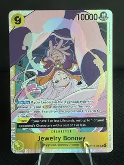 One Piece TCG Jewelry Bonney OP13-108 SR - English NM Holo Carrying on his Will - Image 1