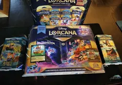Disney Lorcana Into the Inklands Bundle + Azurite Sea Gift Set & 2 Starter deck - Image 2