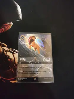 Simba: Returned King X1 N/M Enchanted 215/204 The First Chapter Disney Lorcana - Image 1