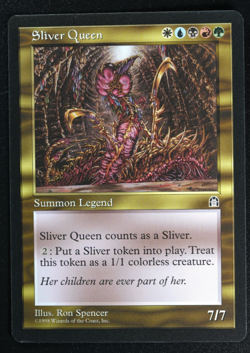 Sliver Queen Magic Card Stronghold Reserved List MTG - Image 1
