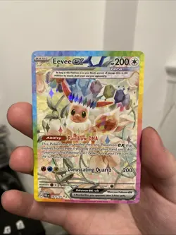 Pokemon Card Eevee EX 167/131 Prismatic Evolutions Ultra Rare SIR - Image 1